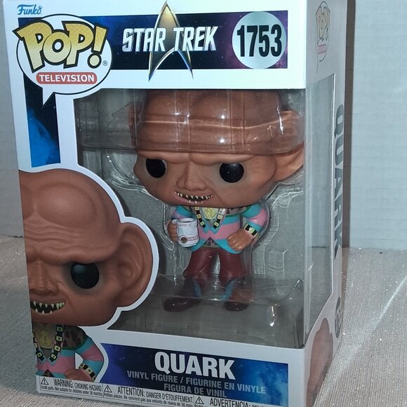 Funko Pop! TV Star Trek Deep Space Nine Quark #1753 science fiction Nerd Gift - Picture 1 of 5